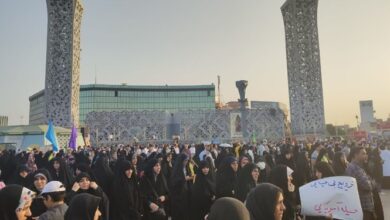 اجتماع بزرگ مردمی عفاف و حجاب در میدان آیینی امام حسین(ع)