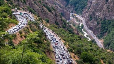 اعمال محدودیت ترافیکی در جاده کرج-چالوس