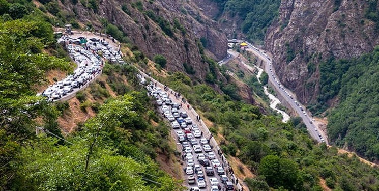 اعمال محدودیت ترافیکی در جاده کرج-چالوس