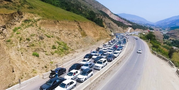 جاده کندوان به پیشواز ترافیک رفت