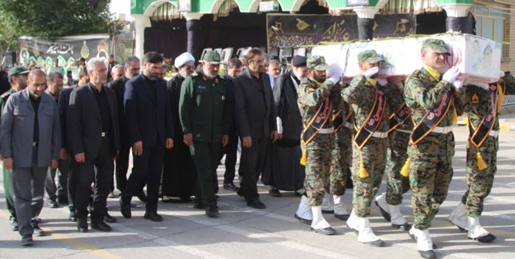 پیکر شهید فراجا در شهرکرد تشییع شد