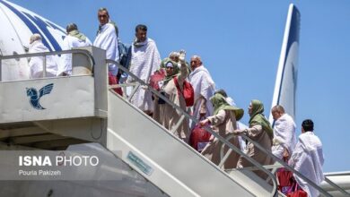 ۵۳ هزار نفر از حجاج به ایران بازگشتند/ تاخیر در پرواز جده – شیراز به‌علت نقص فنی