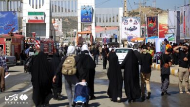 آمار تردد زائران اربعین از مرز باشماق به بیش از ۴۰ هزار نفر رسید