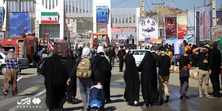 آمار تردد زائران اربعین از مرز باشماق به بیش از ۴۰ هزار نفر رسید