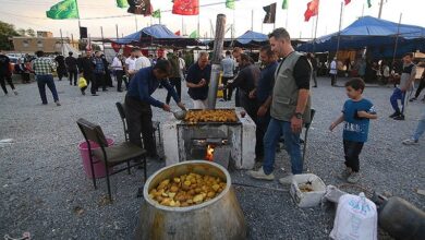 اعزام ۳۲۶۰ کامیون حامل مواکب از مرز مهران به عراق