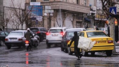 بارش باران و تگرگ تابستانی کردستان را فرا گرفت