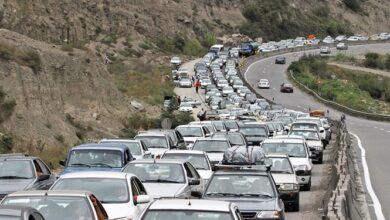 تداوم ترافیک در جاده‌های شمال و یک‎طرفه شدن کندوان