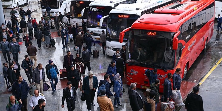 سفر بیش از 1300 زائر اربعین در روز گذشته از تهران به مرزها