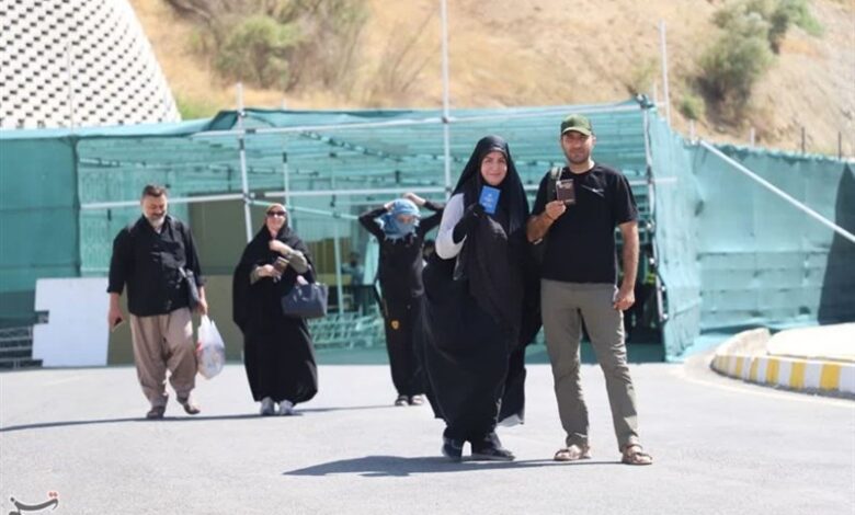 وضعیت ‌مرز تمرچین در روز سه‌شنبه ۳۱ مرداد ماه/ تردد آسان ‌زائران اربعین از خنک‌ترین مرز + تصاویر