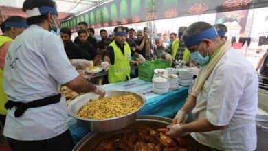 ۴۰ موکب سمنان در مرز مهران و کشور عراق مستقر شد