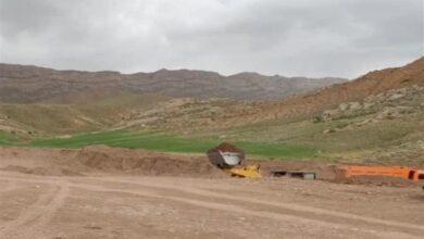 توقیف معدن روستای بهشتیان در قزوین