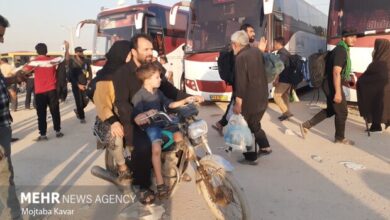 رکورد صدور صورت وضعیت جابجایی زائران اربعین در مرز مهران