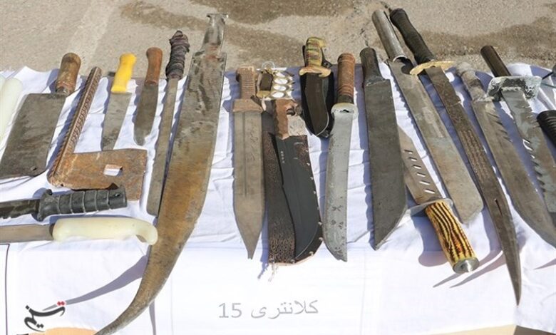 شرور قمه‌کش با شلیک گلوله پلیس کرج از پای درآمد
