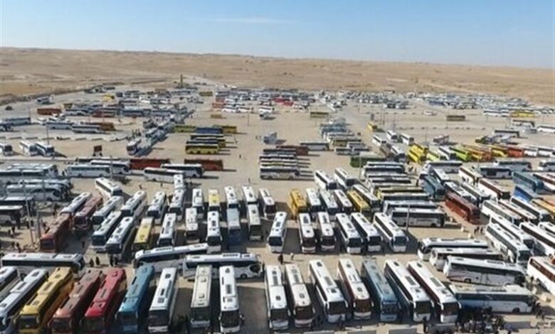 علت کمبود اتوبوس برای برخی استان‌ها در مرز مهران چه بود؟/ گزارش خبرنگار تسنیم را ببینید + فیلم