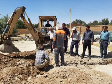 نوسازی شبکه آبرسانی روستای دستگرد امامزاده