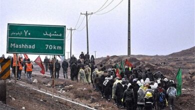 کاروان‌های زائران پیاده امام رضا (ع) از مرز ۱۲۰۰ کاروان عبور کرد‌/ ۱۹۱ هزار زائر پیاده در مسیر‌ مشهد