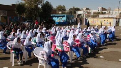 ۲۳ هزار شکوفه قزوینی جشن دبستانی شدن گرفتند + تصویر