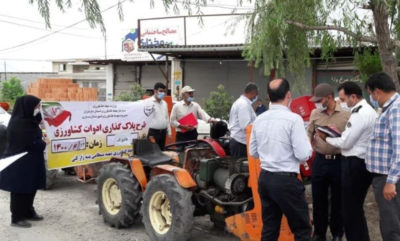 ۹۹ درصد پلاک‌گذاری ماشین‌آلات کشاورزی در قزوین انجام شد