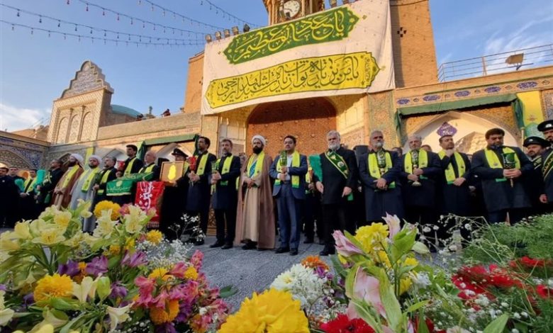 آیین جشن و سرور سالروز ولادت حضرت عبدالعظیم (ع) برگزار شد + تصاویر