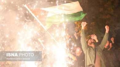 برگزاری جشن پیروزی عملیات «طوفان الأقصی» در تهران