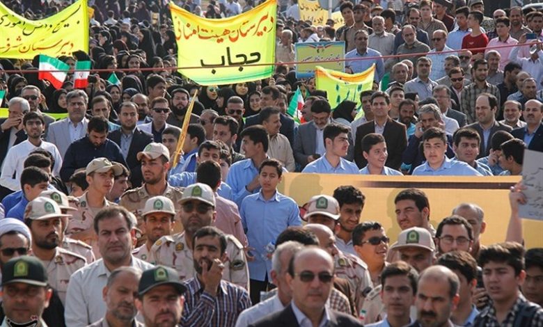 برگزاری راهپیمایی ۱۳ آبان در بیش از ۱۰۰ نقطه شهری و روستایی استان بوشهر