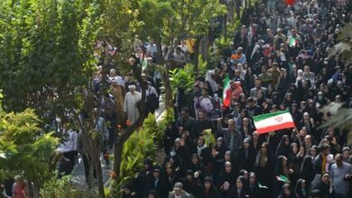 راهپیمایی مردم البرز در ‌حمایت از مردم فلسطین