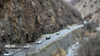 ممنوعیت ساعتی تردد از چالوس و آزادراه تهران – شمال