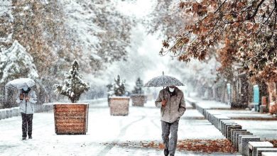 هواشناسی ایران ۱۴۰۲/۰۸/۰۹؛ باران، برف و کاهش دما در ۱۳ استان