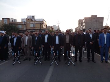 یک محور مواصلاتی جدید در کرمانشاه افتتاح شد 
