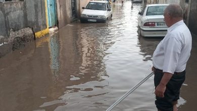 ۲۵ نقطه در اهواز با احتمال آبگرفتگی مواجه هستند