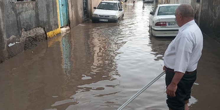 ۲۵ نقطه در اهواز با احتمال آبگرفتگی مواجه هستند