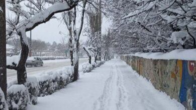 16 شهرستان ایران پذیرای برف می‌شوند