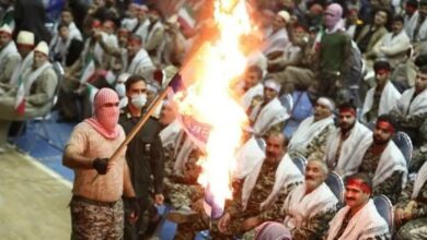 اجتماع بزرگ بسیجیان کرمانشاهی در «نمایش اقتدار»‌+ تصاویر