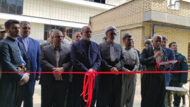 افتتاح کارخانه لوازم برقی در بانه با حضور وزیر کشور