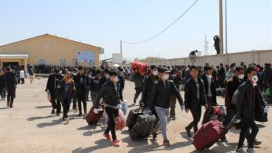 بازگشت ۱۴۵۰۰ مهاجر افغانستانی طی ۴ روز از ایران