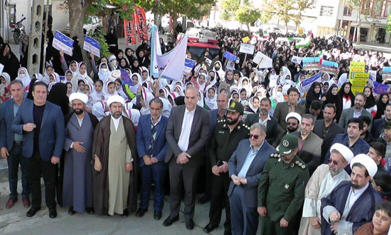 برگزاری تجمع کرمانشاهیان در دفاع از کودکان و مردم مظلوم غزه