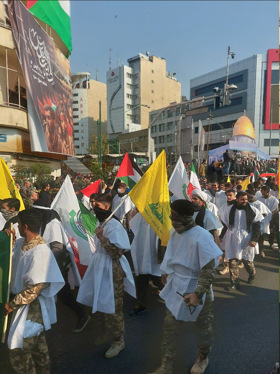 برگزاری رزمایش «الی بیت‌المقدس» در تهران+ حاشیه‌ها