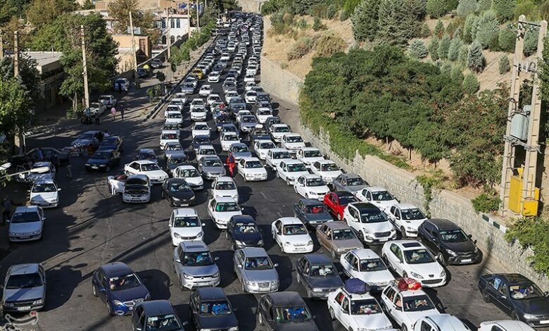 تردد ۶۵۰ هزار خودرو از جاده‌های البرز در روزهای پرترافیک/ ۲۷ ریزش نقطه‌ای در جاده چالوس طی ۲ سال