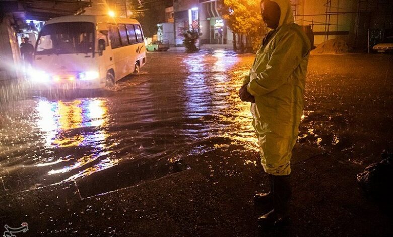 درگیری ۳ استان با سیل و آب‌گرفتگی/ اسکان اضطراری ۳۱۸ نفر/ جاده کندوان مسدود شد