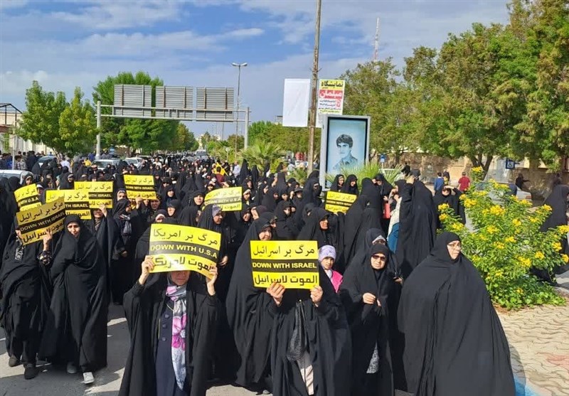 راهپیمایی نمازگزاران بوشهری در محکومیت اسرائیل/ "آغازی بر پایان رژیم صهیونیستی" + فیلم