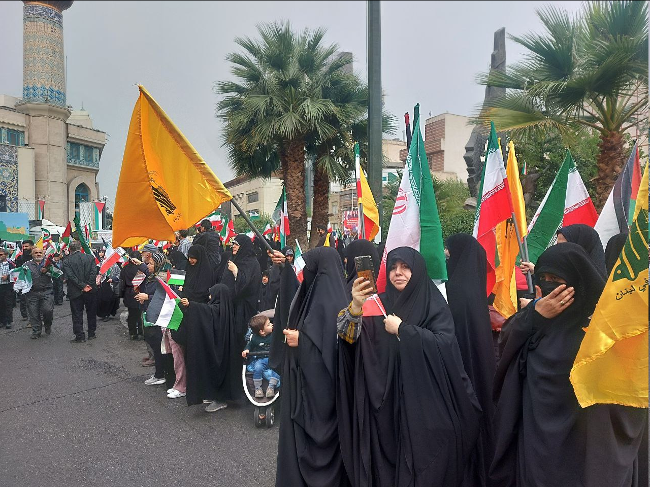 گزارش کامل ایسنا از برگزاری راهپیمایی ۱۳ آبان در تهران