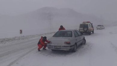 امدادرسانی به ۲۲۶ نفر گرفتار در برف و کولاک خلخال