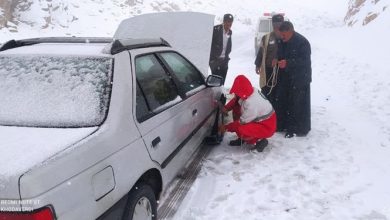 امدادگران چهارمحال و بختیاری به ۲۹۵ حادثه‌دیده گرفتار در کولاک برف کمک‌رسانی کردند