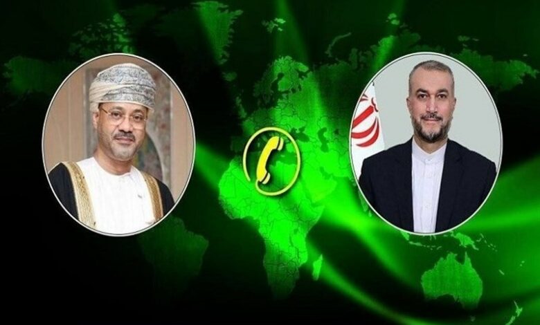 امیرعبداللهیان در تماس با همتای عمانی: همه کشورهای اسلامی باید برای توقف جنایات اشغالگران تلاش کنند