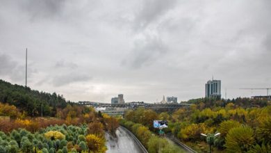 باران آلودگی تهران را برد