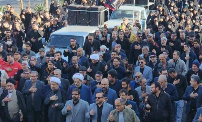 تجمع عزاداران فاطمی در شهرستان‌های استان تهران