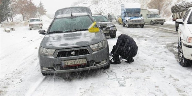 تردد در جاده‌های کوهستانی گلستان با زنجیرچرخ ممکن است