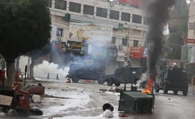 مقابله رزمندگان فلسطینی با نظامیان صهیونیست در کرانه باختری