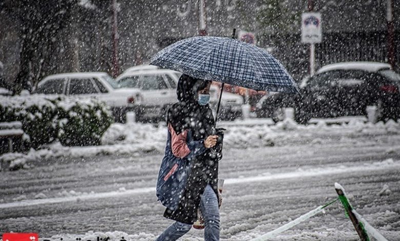 هواشناسی ایران ۱۴۰۲/۱۰/۰۱؛هشدار فعالیت سامانه بارشی در ۲۱ استان/ پیش‌بینی بارش در تهران