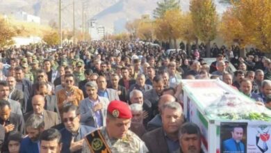 وداع باشکوه یاسوجی‌ها با شهید «علی فردوسیان»/ پیکر جانباز ‌دفاع مقدس در گلزار شهدا آرام گرفت